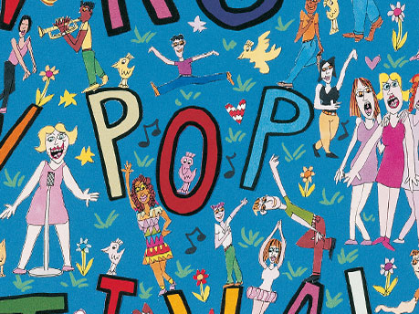 Bild des Artikels: New Pop Festival Plakat 2003 - James Rizzi - anklicken f. Zoom Bild des Artikels: New Pop Festival Plakat 2003 - James Rizzi