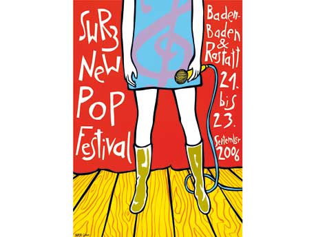 Bild des Artikels: New Pop Festival Plakat 2006 - Moritz Götze